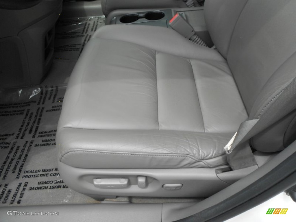 2008 CR-V EX-L - Taffeta White / Gray photo #13