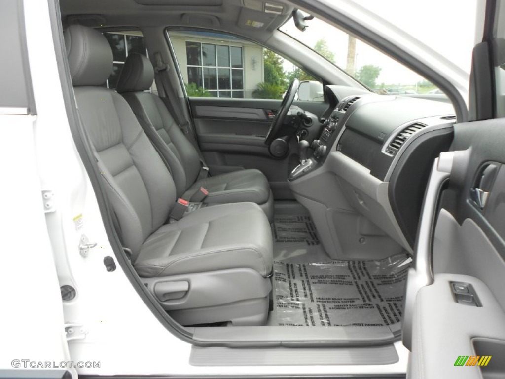 2008 CR-V EX-L - Taffeta White / Gray photo #16