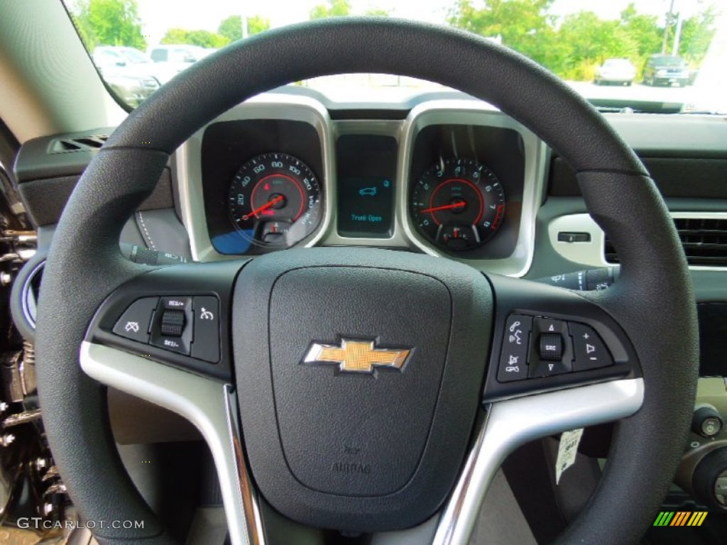 2012 Chevrolet Camaro LT/RS Coupe Gray Steering Wheel Photo #67475902