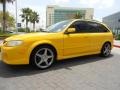 2003 Vivid Yellow Mazda Protege 5 Wagon  photo #3