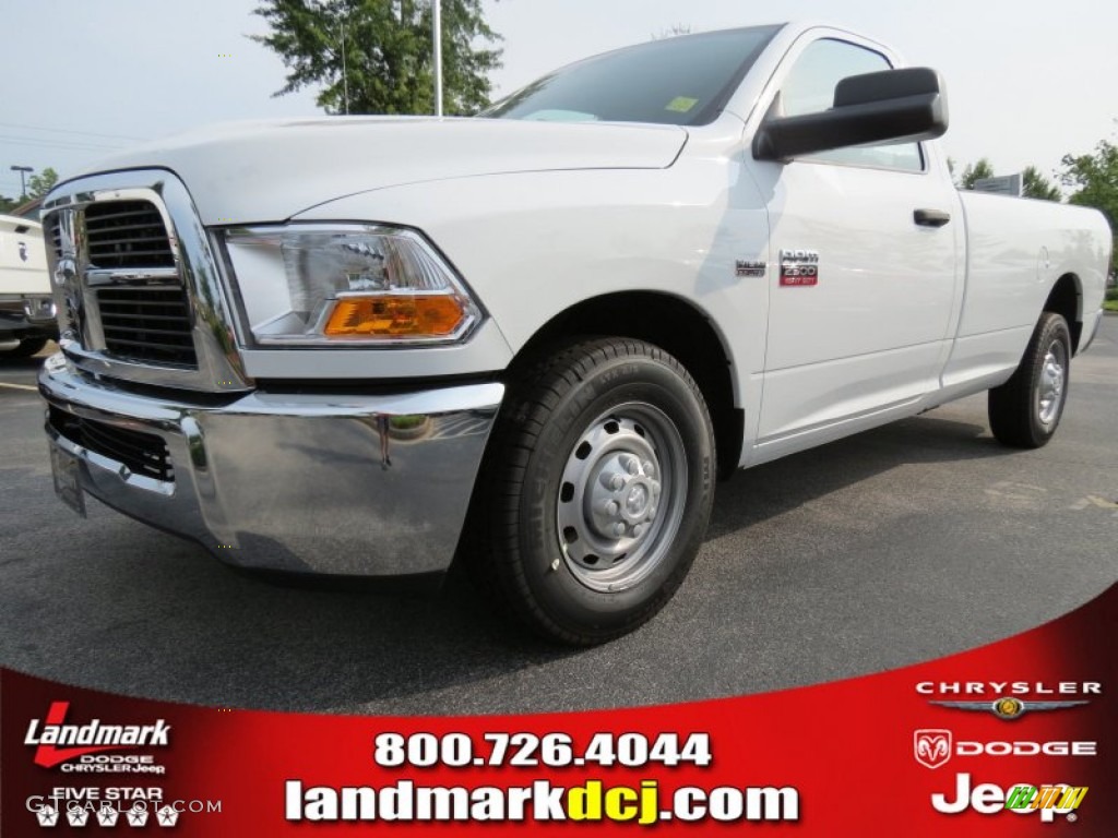 2012 Ram 2500 HD ST Regular Cab - Bright White / Dark Slate/Medium Graystone photo #1