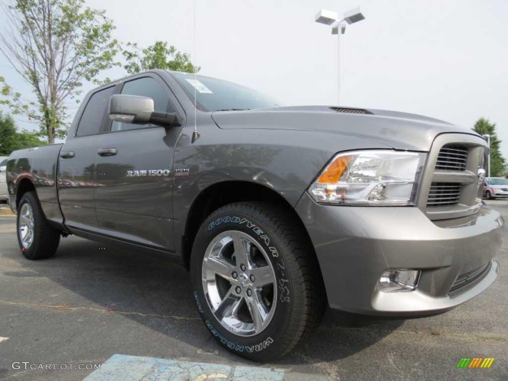 2012 Ram 1500 Sport Quad Cab - Mineral Gray Metallic / Dark Slate Gray photo #4