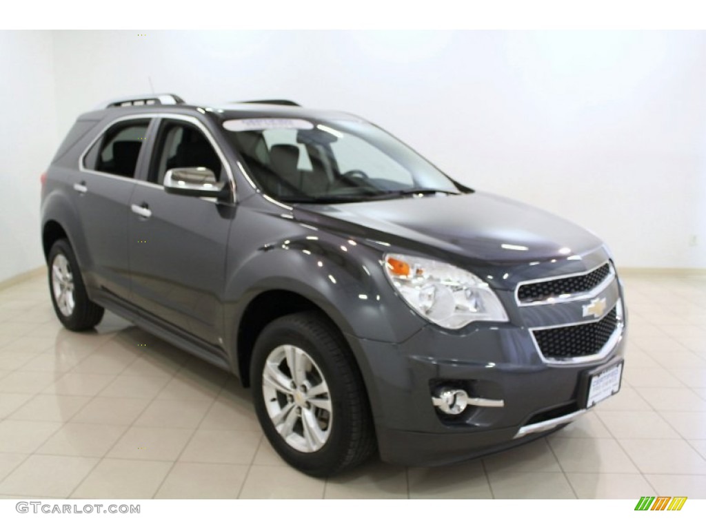 2010 Equinox LT - Cyber Gray Metallic / Jet Black photo #1