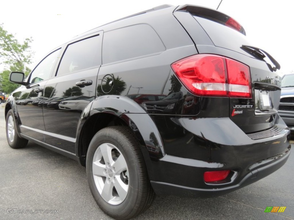 2012 Journey SXT - Brilliant Black Crystal Pearl / Black photo #2