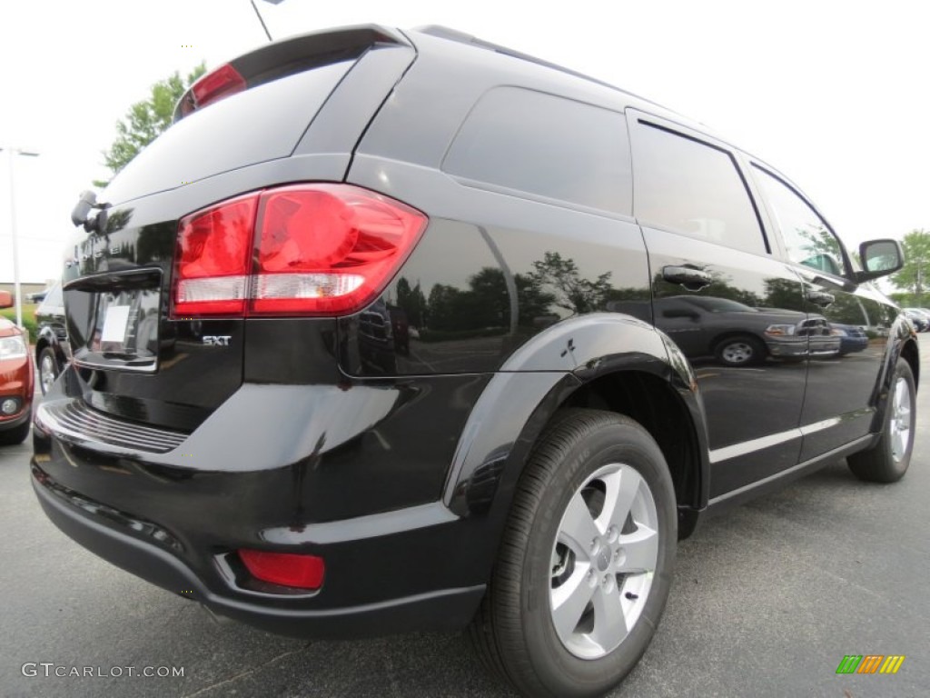 2012 Journey SXT - Brilliant Black Crystal Pearl / Black photo #3