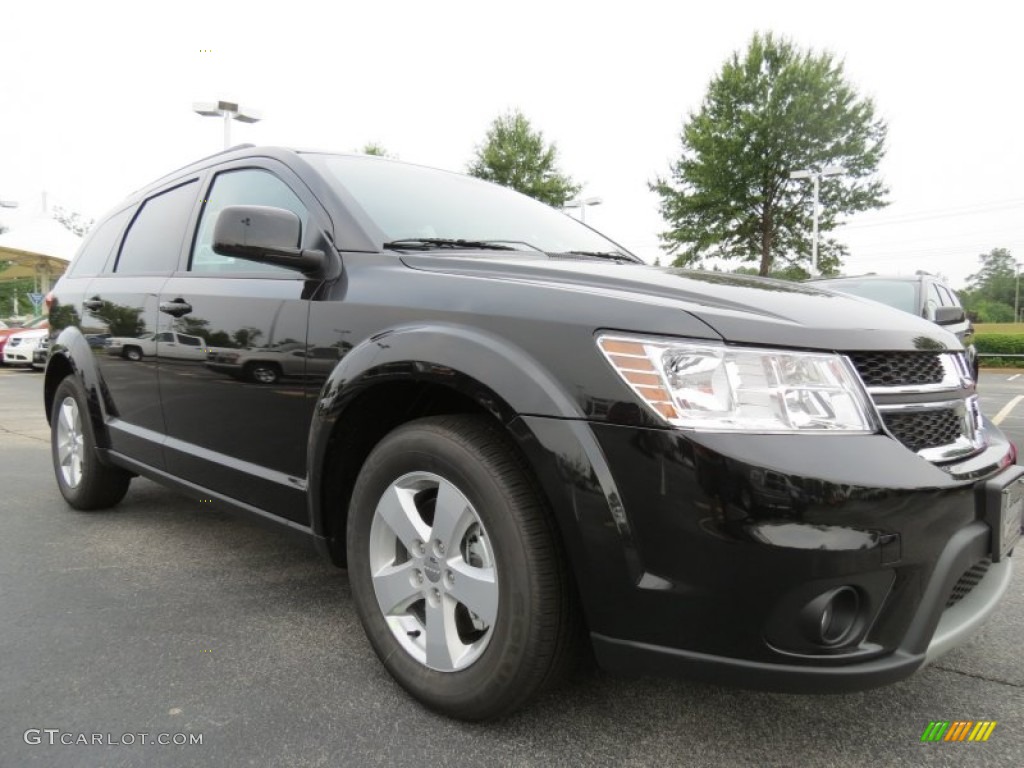 2012 Journey SXT - Brilliant Black Crystal Pearl / Black photo #4