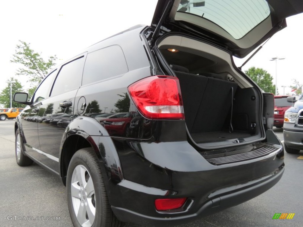 2012 Journey SXT - Brilliant Black Crystal Pearl / Black photo #8