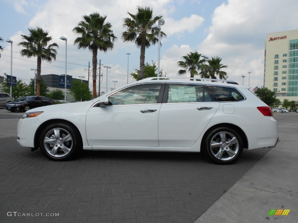 Bellanova White Pearl 2012 Acura TSX Sport Wagon Exterior Photo #67477226