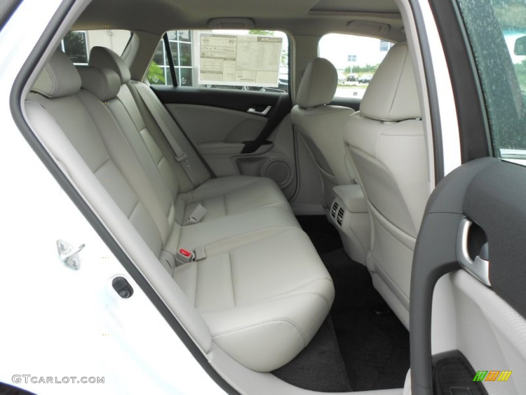 Taupe Interior 2012 Acura TSX Sport Wagon Photo #67477324