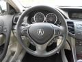 2012 Acura TSX Taupe Interior Steering Wheel Photo