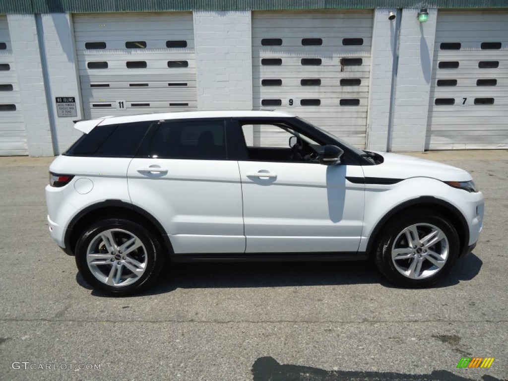 Fuji White 2012 Land Rover Range Rover Evoque Dynamic Exterior Photo #67477426