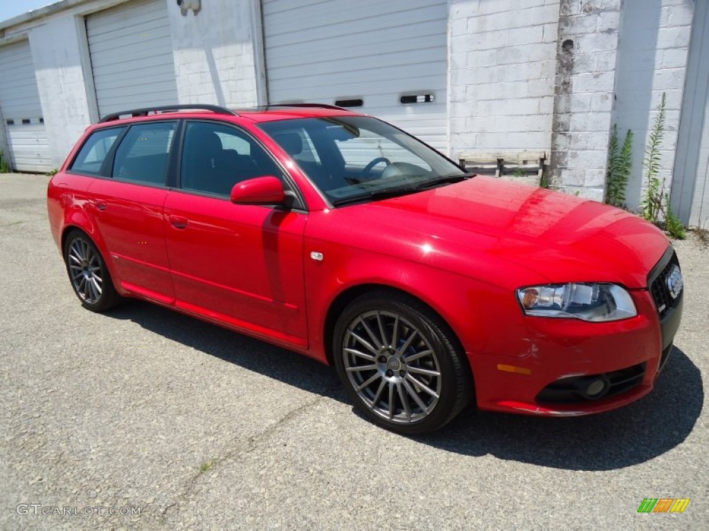 2008 A4 3.2 quattro Avant - Brilliant Red / Black photo #3