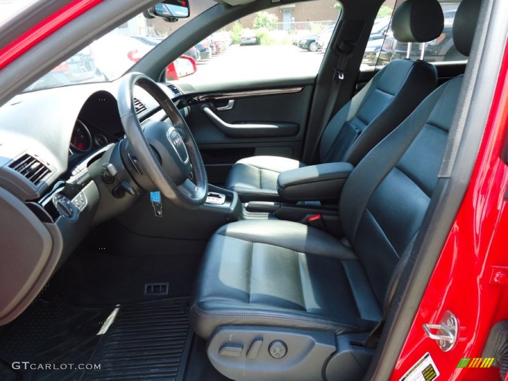 Black Interior 2008 Audi A4 3.2 quattro Avant Photo #67477885