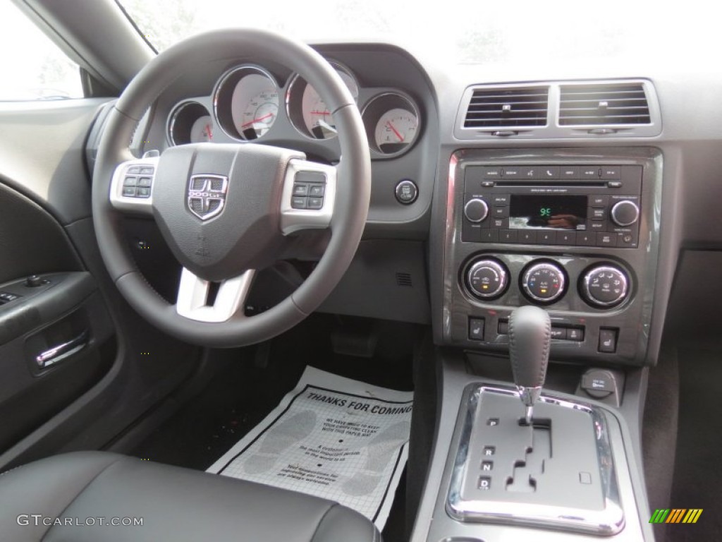 2012 Dodge Challenger Rallye Redline Dark Slate Gray Dashboard Photo #67478530