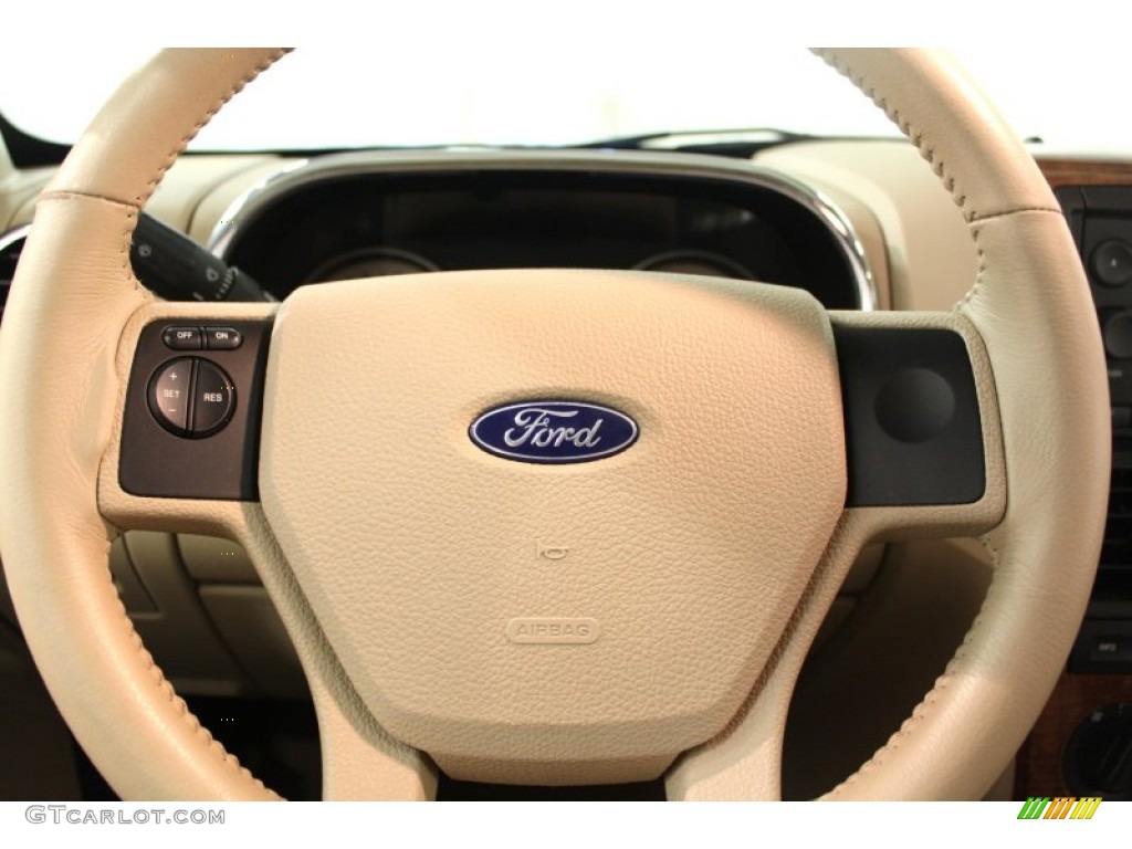 2006 Explorer Eddie Bauer 4x4 - Dark Cherry Metallic / Camel/Stone photo #12