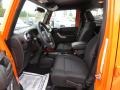 2012 Crush Orange Jeep Wrangler Unlimited Rubicon 4x4  photo #8