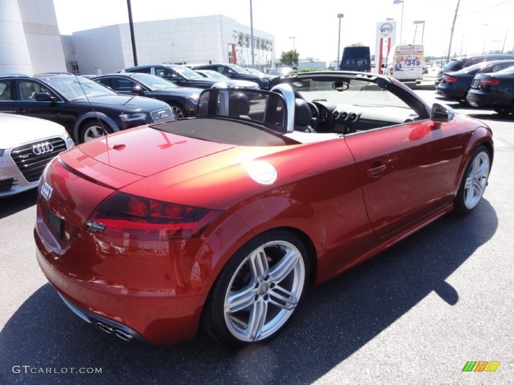 2011 TT S 2.0T quattro Roadster - Volcano Red Metallic / Black/Spectra Silver photo #47