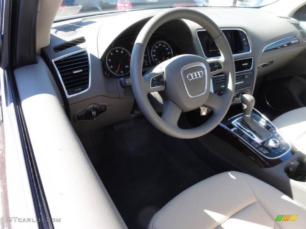 2011 Audi Q5 2.0T quattro Cinnamon Brown Dashboard Photo #67480792