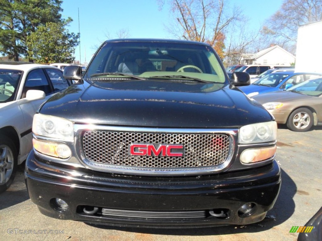 2001 Yukon XL Denali AWD - Onyx Black / Neutral Tan/Shale photo #1