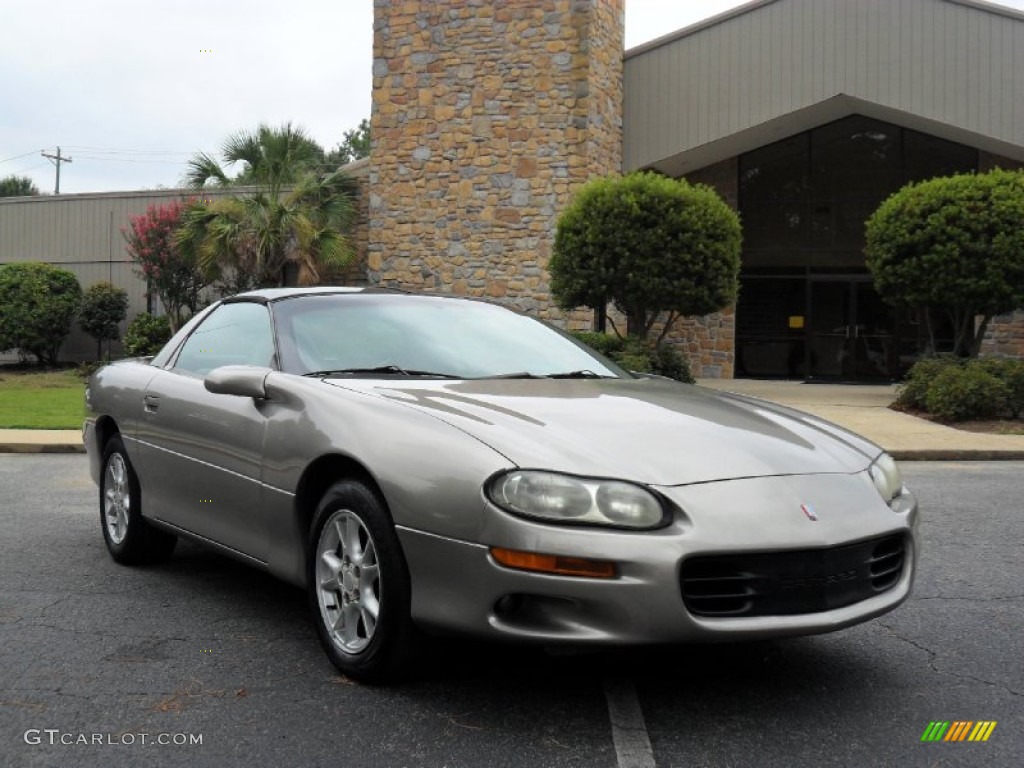 2000 Camaro Coupe - Light Pewter Metallic / Medium Gray photo #8