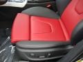 Black/Red Front Seat Photo for 2010 Audi S4 #67481545