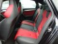 Black/Red Rear Seat Photo for 2010 Audi S4 #67481599