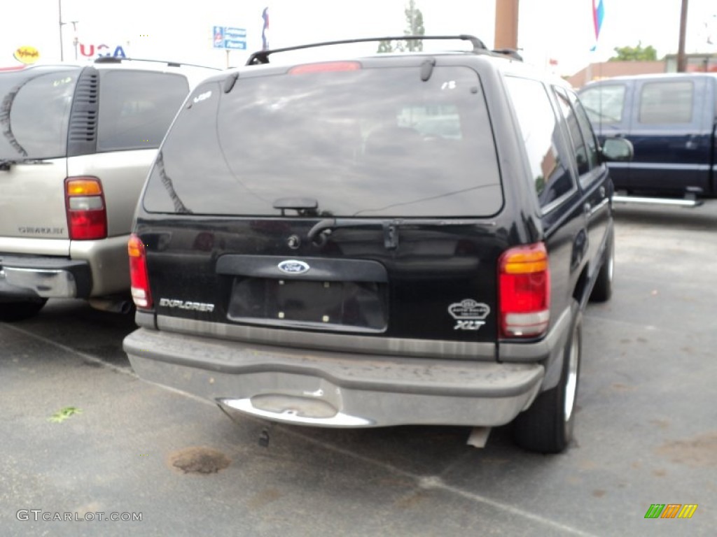 1999 Explorer XLT AWD - Black Clearcoat / Medium Graphite Grey photo #5