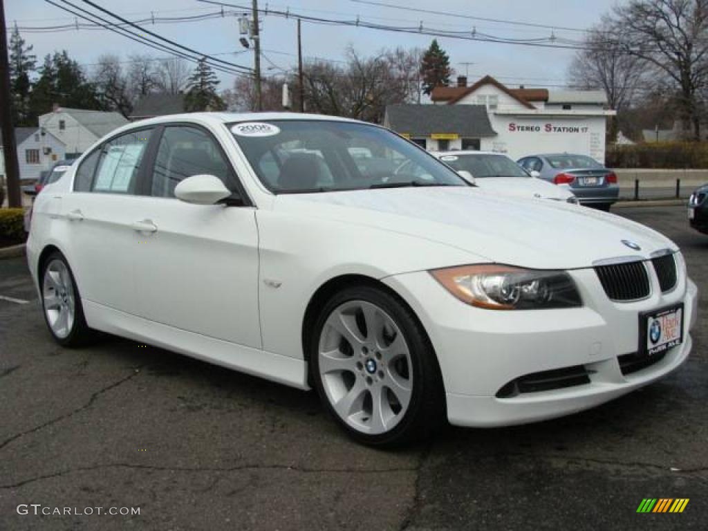 2006 3 Series 330i Sedan - Alpine White / Terra/Black Dakota Leather photo #2