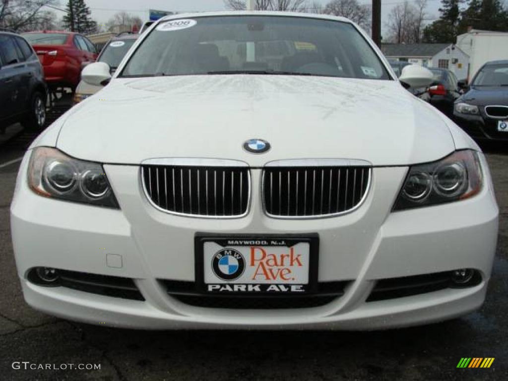 2006 3 Series 330i Sedan - Alpine White / Terra/Black Dakota Leather photo #3