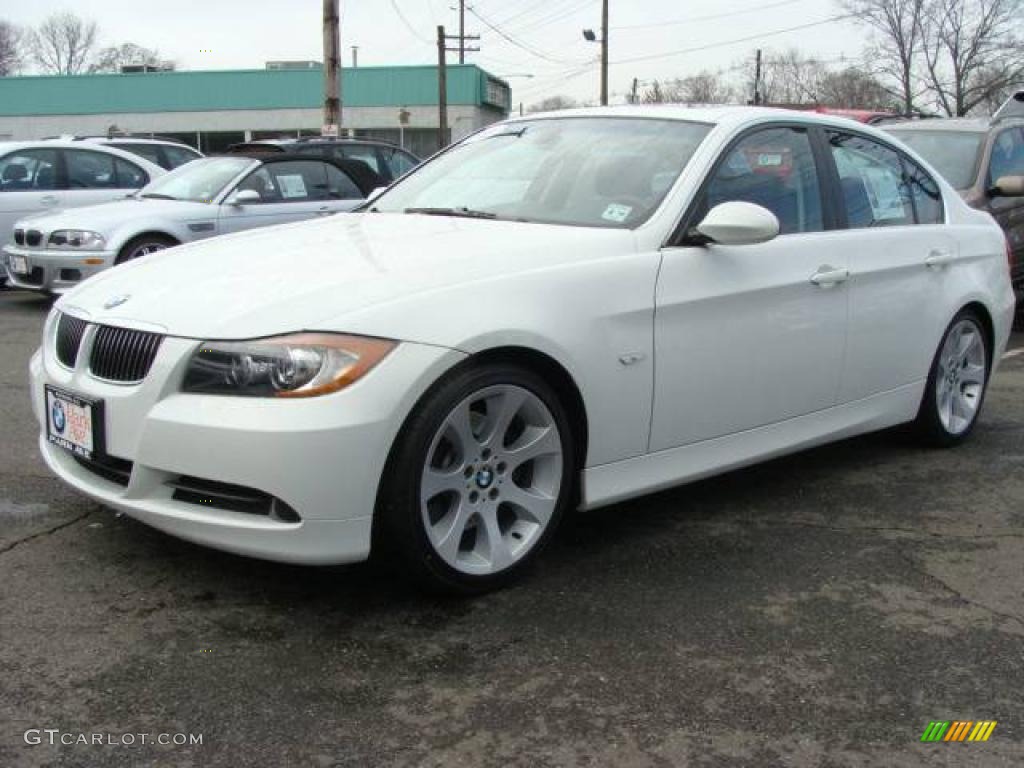 2006 3 Series 330i Sedan - Alpine White / Terra/Black Dakota Leather photo #4
