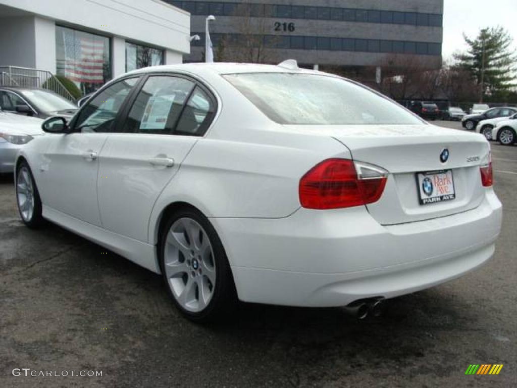 2006 3 Series 330i Sedan - Alpine White / Terra/Black Dakota Leather photo #6