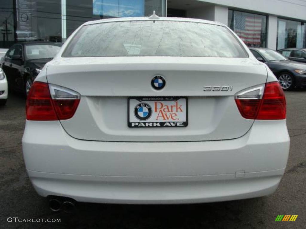 2006 3 Series 330i Sedan - Alpine White / Terra/Black Dakota Leather photo #7