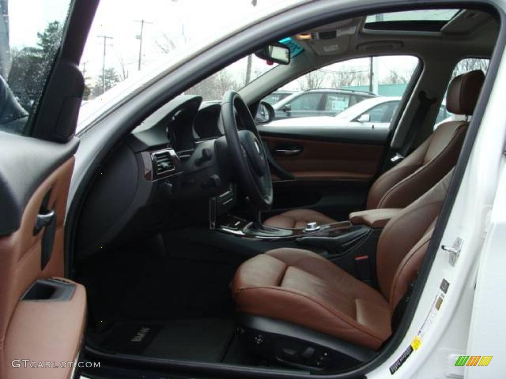 2006 3 Series 330i Sedan - Alpine White / Terra/Black Dakota Leather photo #10