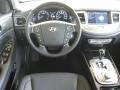 2012 Hyundai Genesis Jet Black Interior Dashboard Photo