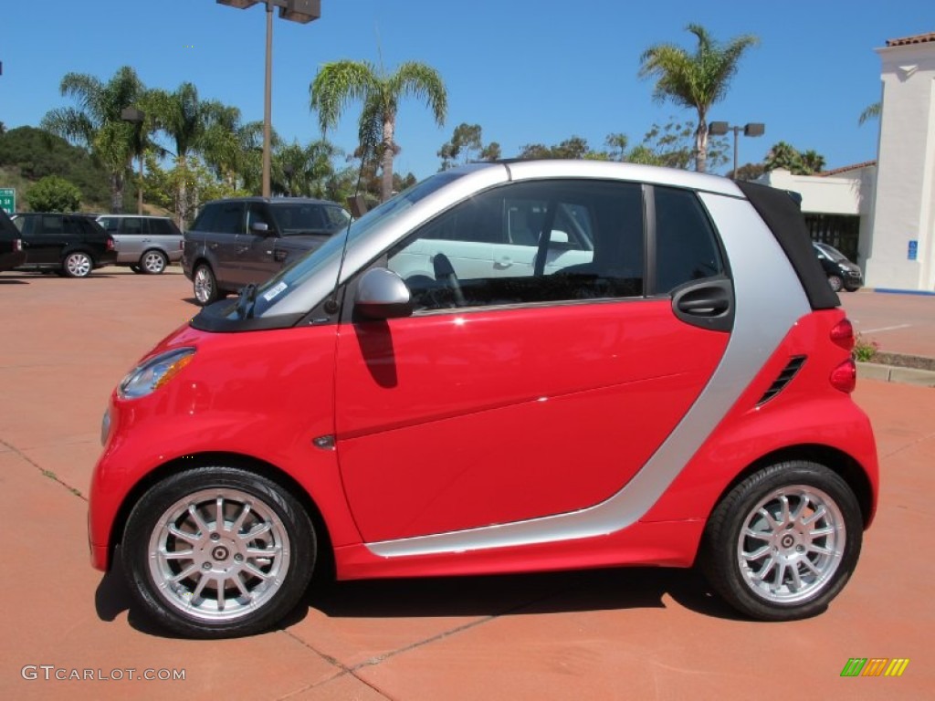 Rally Red 2013 Smart fortwo passion cabriolet Exterior Photo #67486675