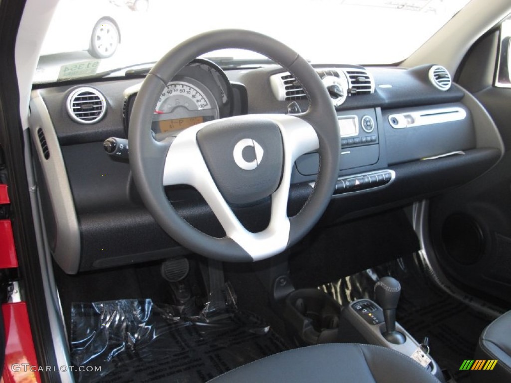 2013 Smart fortwo passion cabriolet Design Black Dashboard Photo #67486699