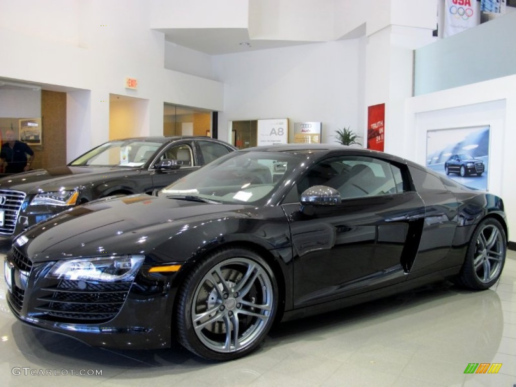 Phantom Black Pearl Effect 2012 Audi R8 4.2 FSI quattro Exterior Photo #67486924