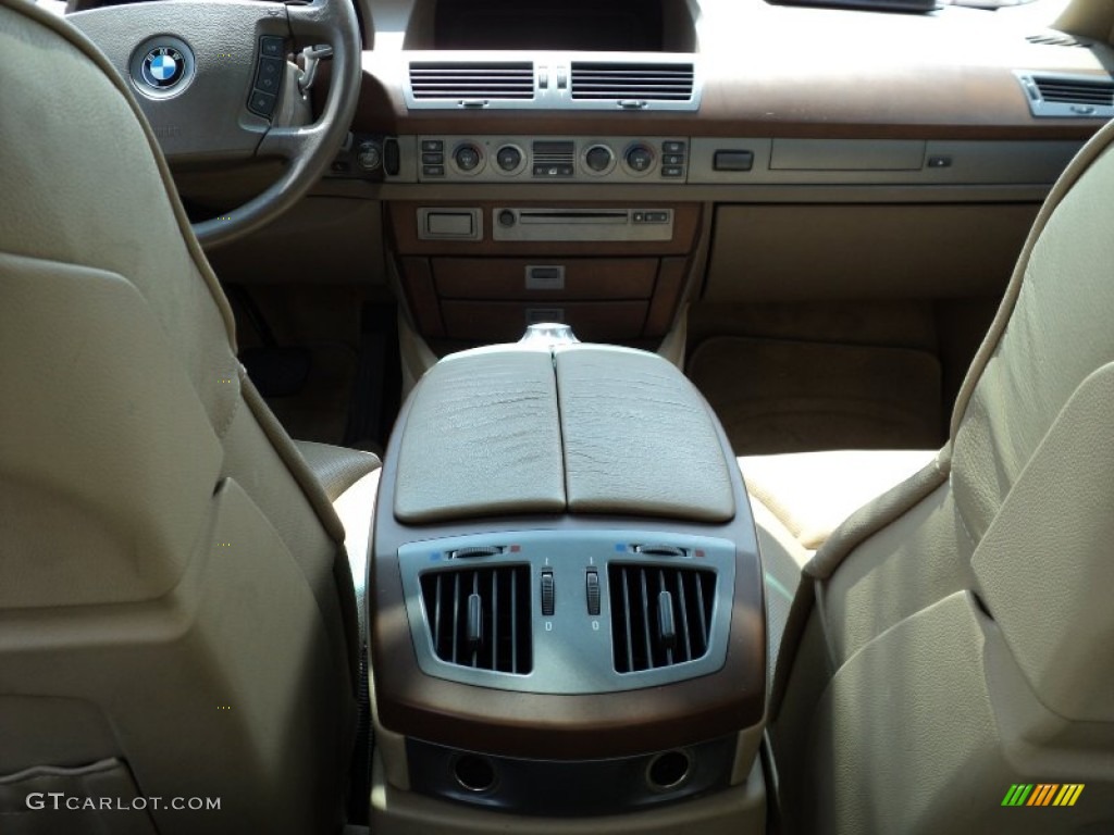 2002 7 Series 745i Sedan - Kalahari Beige Metallic / Beige III photo #11