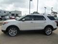 2013 White Platinum Tri-Coat Ford Explorer Limited EcoBoost  photo #2