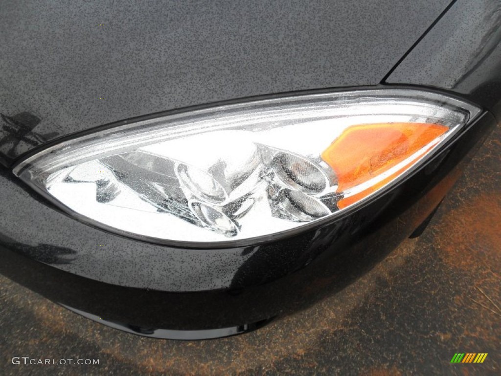 2002 Cougar V6 Coupe - Black / Midnight Black/Red photo #3