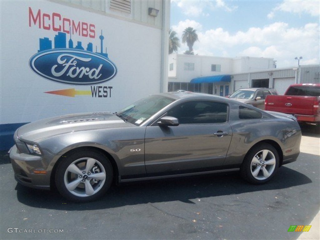 2013 Mustang GT Coupe - Sterling Gray Metallic / Charcoal Black photo #1