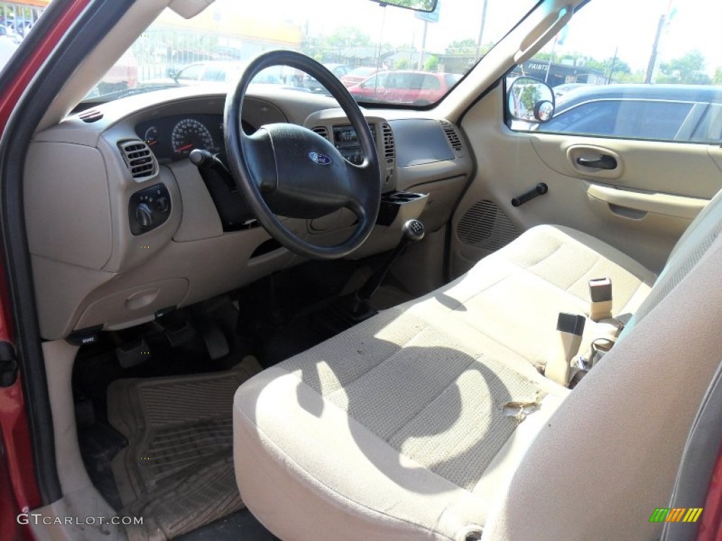 2004 F150 XL Heritage Regular Cab - Toreador Red Metallic / Heritage Medium Parchment photo #6