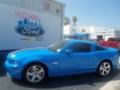 Grabber Blue 2013 Ford Mustang GT Premium Coupe
