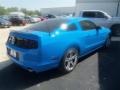 2013 Grabber Blue Ford Mustang GT Premium Coupe  photo #5