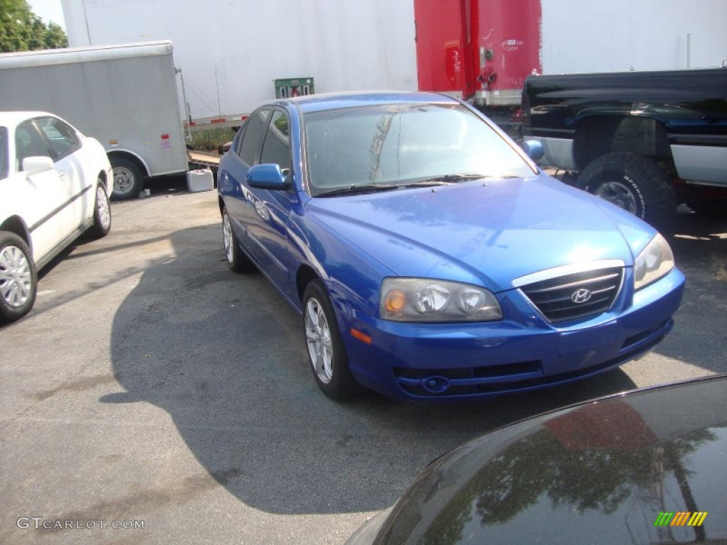 2006 Elantra GLS Sedan - Tidal Wave Blue / Gray photo #1