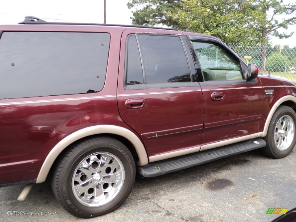 1998 Expedition XLT 4x4 - Dark Toreador Red Metallic / Medium Prairie Tan photo #2