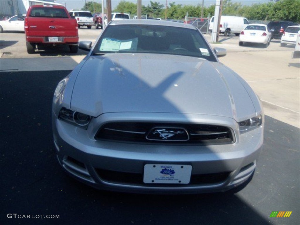 2013 Mustang V6 Premium Coupe - Ingot Silver Metallic / Charcoal Black photo #8
