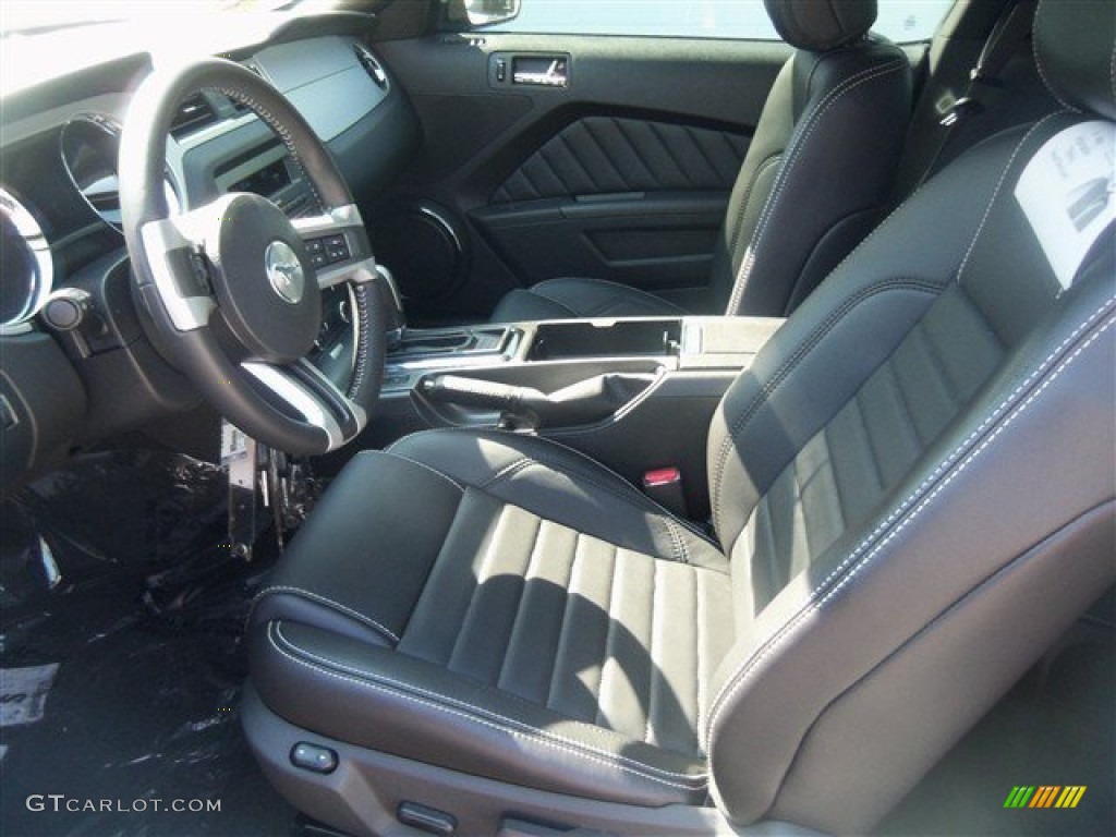 2013 Mustang V6 Premium Coupe - Ingot Silver Metallic / Charcoal Black photo #10