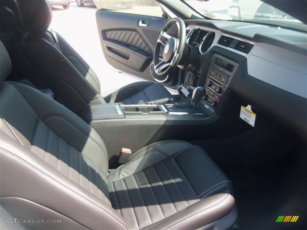 2013 Mustang V6 Premium Coupe - Ingot Silver Metallic / Charcoal Black photo #13