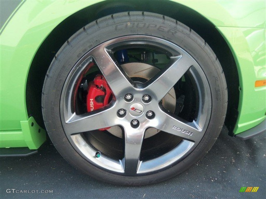 2013 Mustang Roush Stage 3 Coupe - Gotta Have It Green / Roush Black photo #5